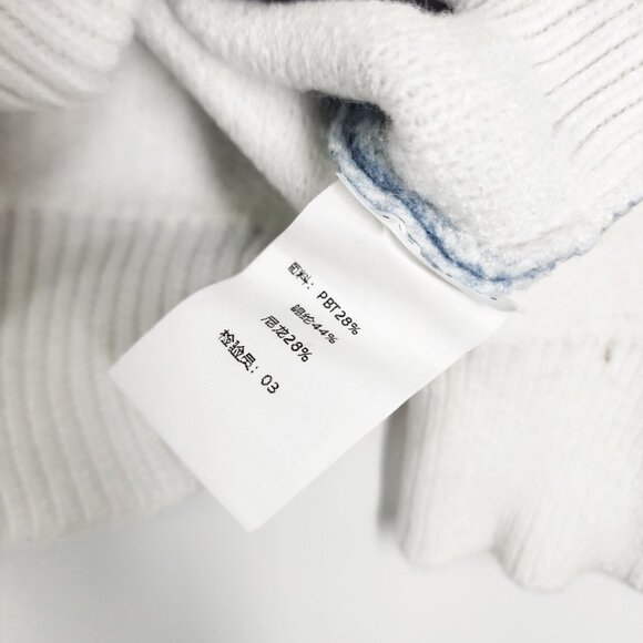 Suck-My M Tie-Dye Striped‎ Sweater With Floral Emblem - Picture 4 of 6